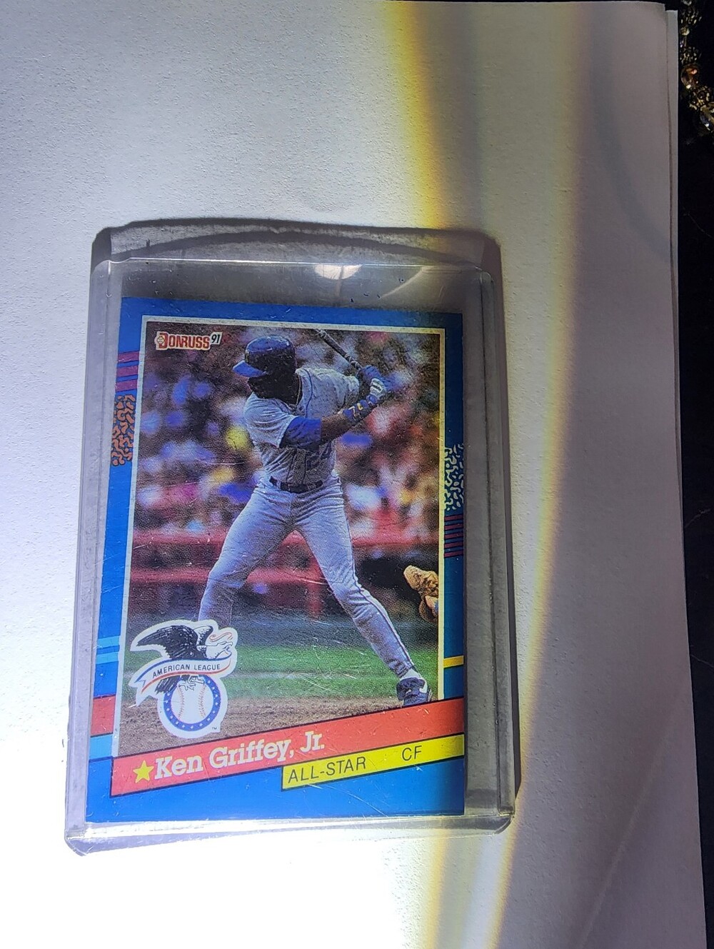 Ken Griffey Jr. 91 Donruss Authenic Error Card #49